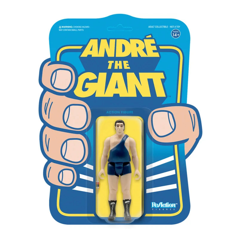 ANDRE THE GIANT REACTION FIGURE - SINGLET - BLUE CARD