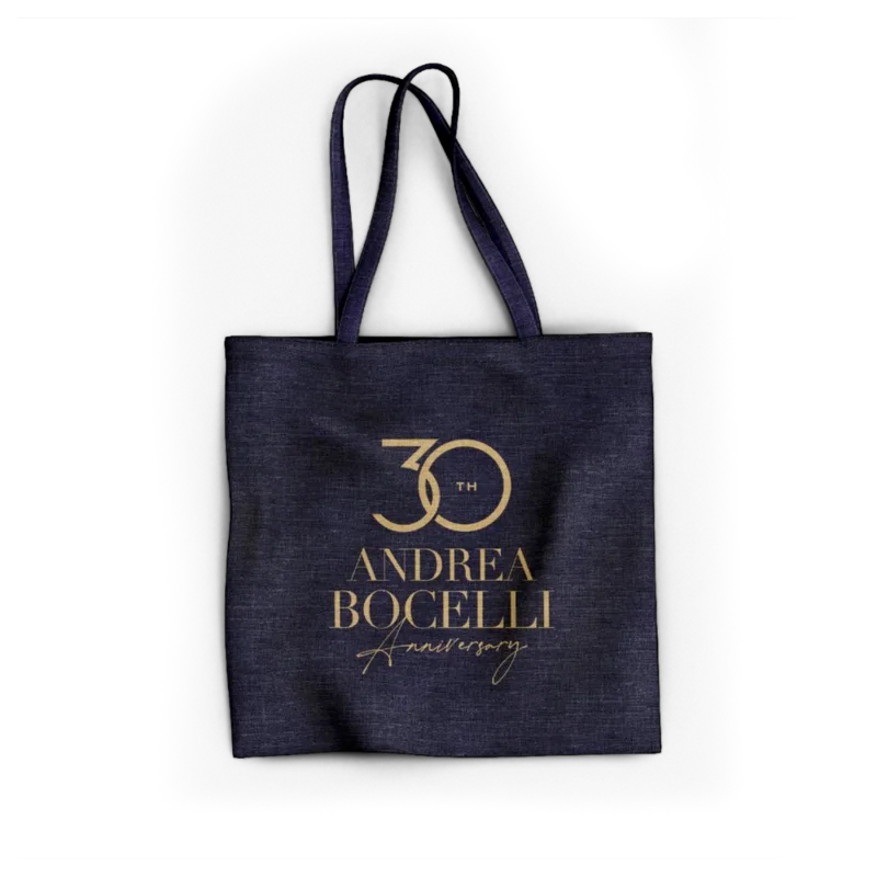 Andrea Bocelli 30th Anniversary Tote Bag