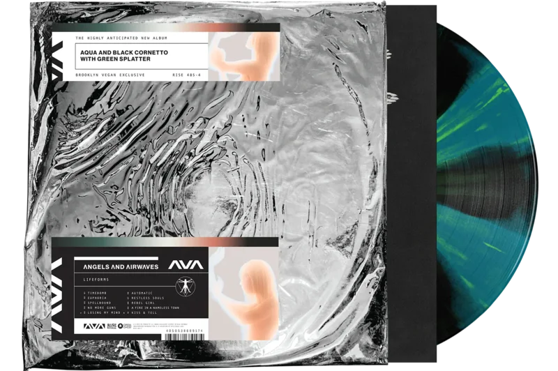 ANGELS & AIRWAVES 'LIFEFORMS' LP - LTD. 300 - AQUA/BLACK/GREEN/SPLATTER