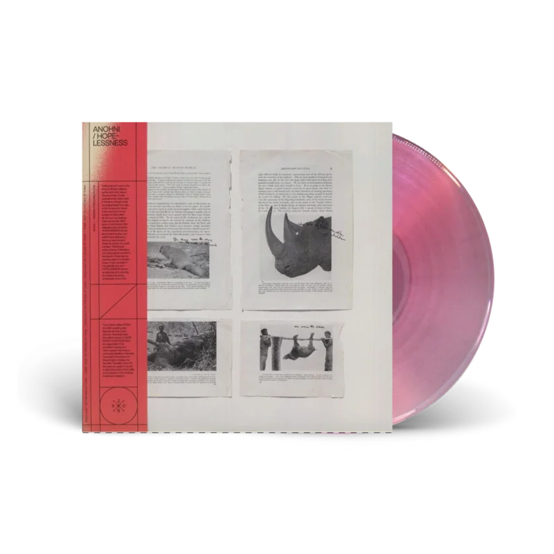 ANOHNI 'HOPELESSNESS' ANNIVERSARY EDITION LP - TRANSLUCENT PINK GLASS