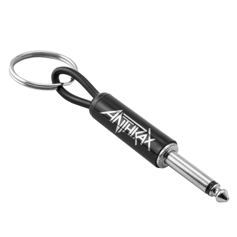 ANTHRAX LOGO GUITAR PLUG KEYCHAIN