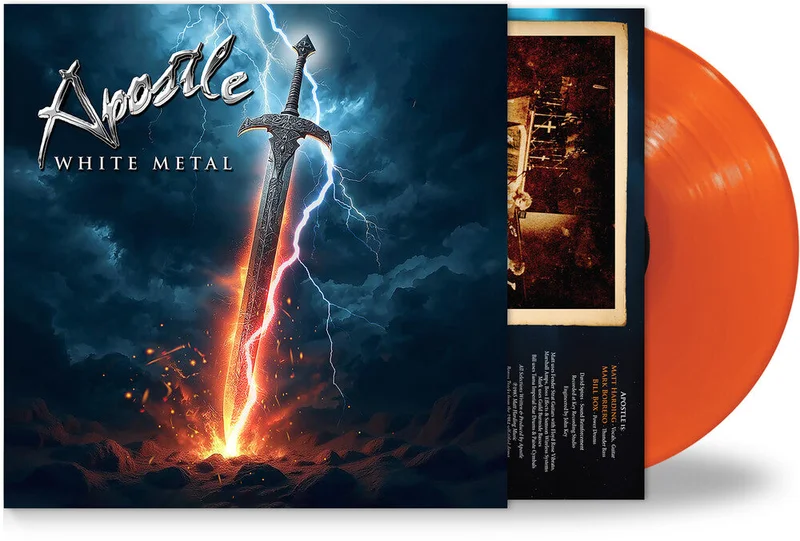Apostle: White Metal 12" (orange vinyl)