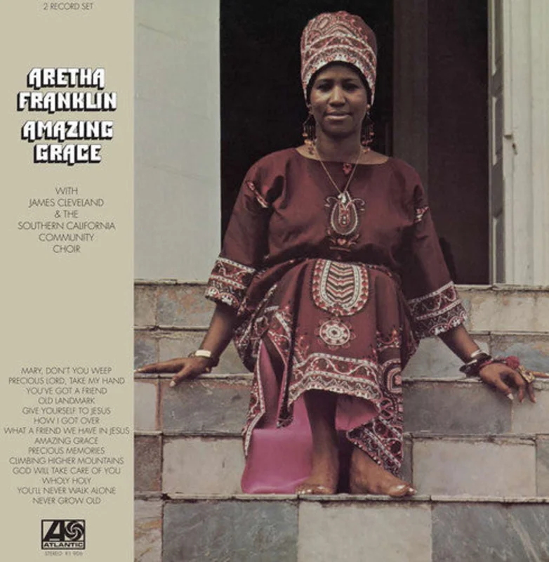 ARETHA FRANKLIN 'AMAZING GRACE' 2LP - BLACK