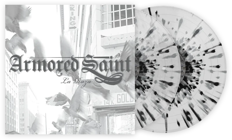 ARMORED SAINT 'LA RAZA' 2LP - CLEAR/BLACK/SILVER/SPLATTER