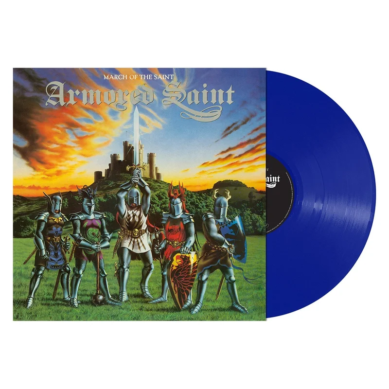 ARMORED SAINT 'MARCH OF THE SAINT' LP - BLUE