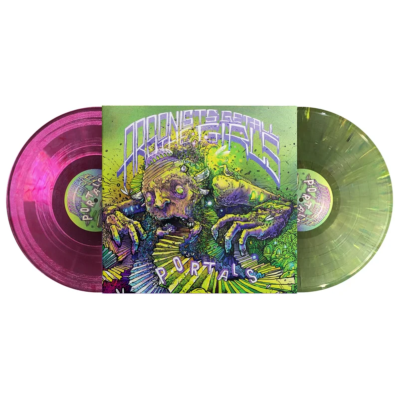 ARSONISTS GET ALL THE GIRLS PORTALS 2LP - EXCLUSIVE - LTD. 100 - VIOLET/WHITE/SWIRL