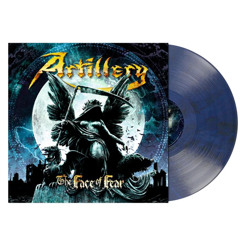 ARTILLERY THE FACE OF FEAR' LP - BLUE/BLACK/MARBLE