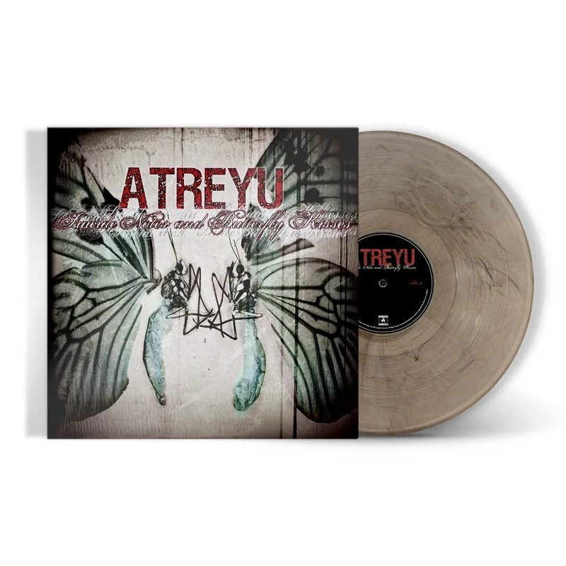 ATREYU SUICIDE NOTES AND BUTTERFLY KISSES LP - EXCLUSIVE - LTD. 200 - SMOKEY CLEAR