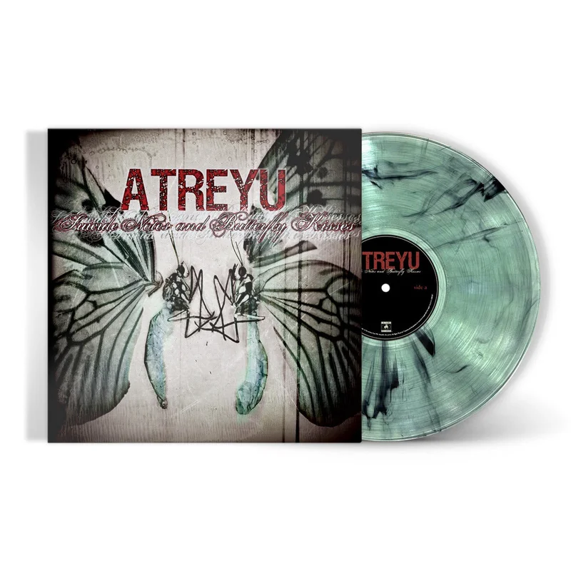ATREYU SUICIDE NOTES AND BUTTERFLY KISSES LP - EXCLUSIVE - LTD. 300 - COKE BOTTLE CLEAR/BLACK SWIRL