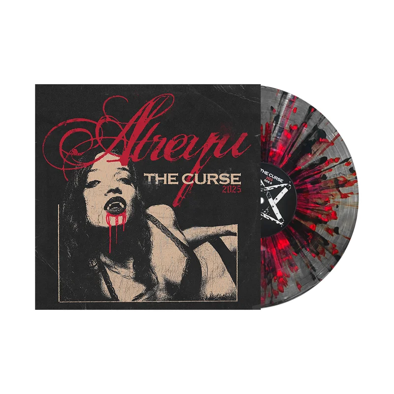 ATREYU THE CURSE 2025 LP - EXCLUSIVE - LTD. 200 - SMOKEY CLEAR/RED/BLACK/SPLATTER