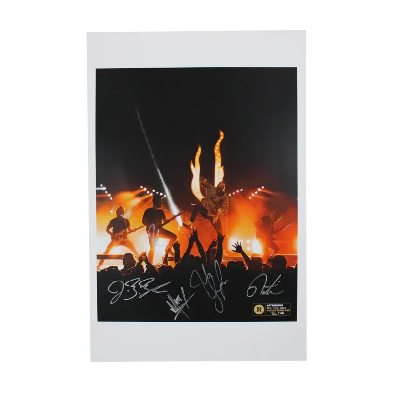 AUGUST BURNS RED X REVOLVER AFTERSHOCK- SIGNED FESTIVAL POSTER