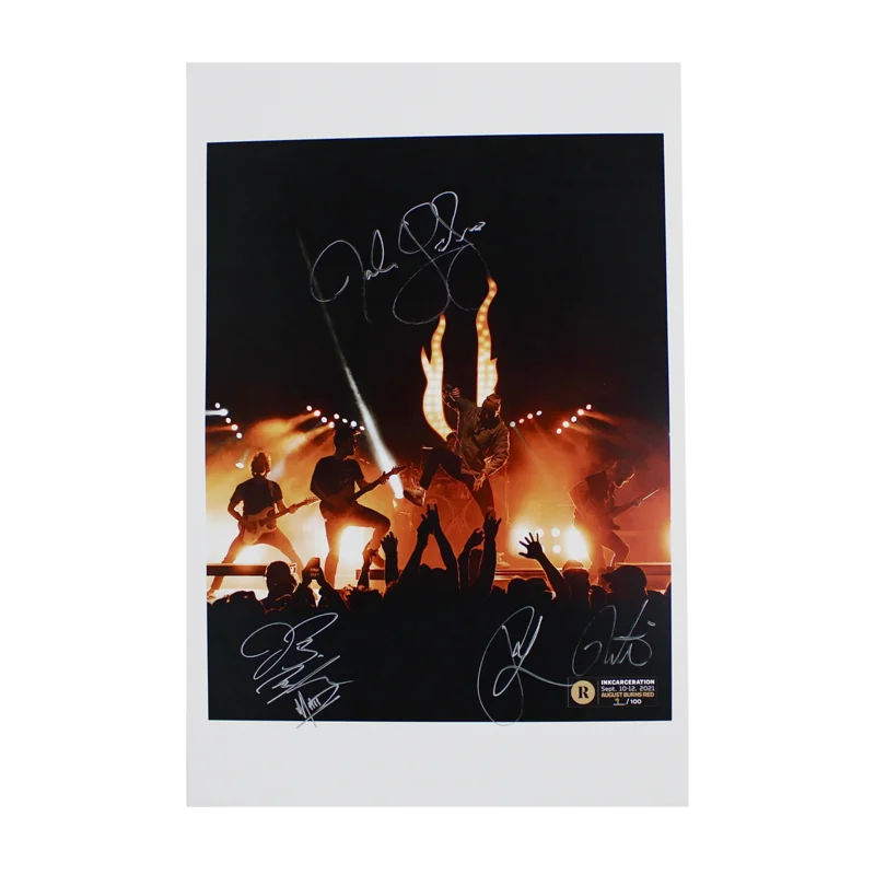 AUGUST BURNS RED X REVOLVER X INKCARCERATION - SIGNED FESTIVAL POSTER