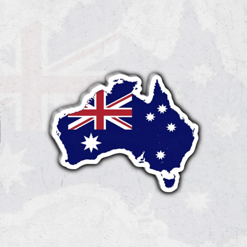 Australia Country (SK Exclusive)- glossy vinyl sticker