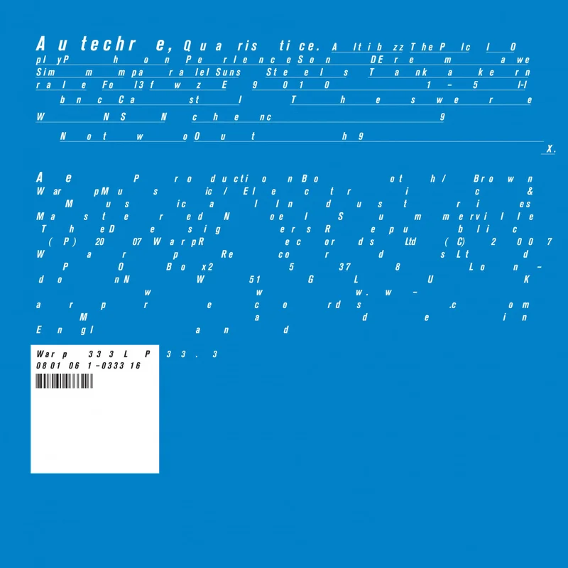 Autechre: Quaristice 12"