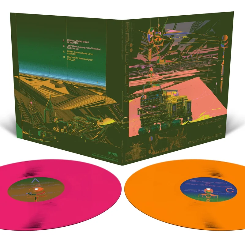 AUTHOR & PUNISHER 'KRULLER' 2LP - HOT PINK/HALLOWEEN ORANGE