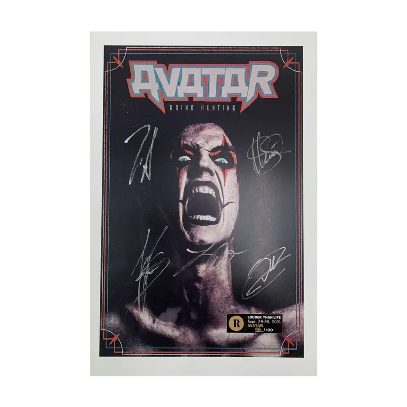AVATAR X REVOLVER X LOUDER THAN LIFE - SIGNED FESTIVAL POSTER