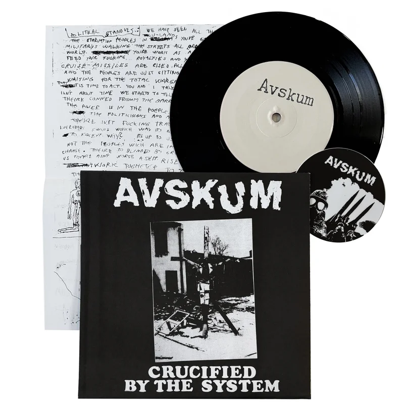 Avskum: Crucified By The System 7"