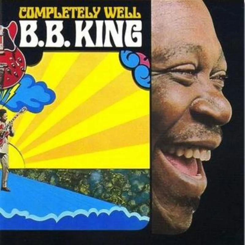 B.B. KING 'COMPLETELY WELL' LP - LTD. - GOLD METAL