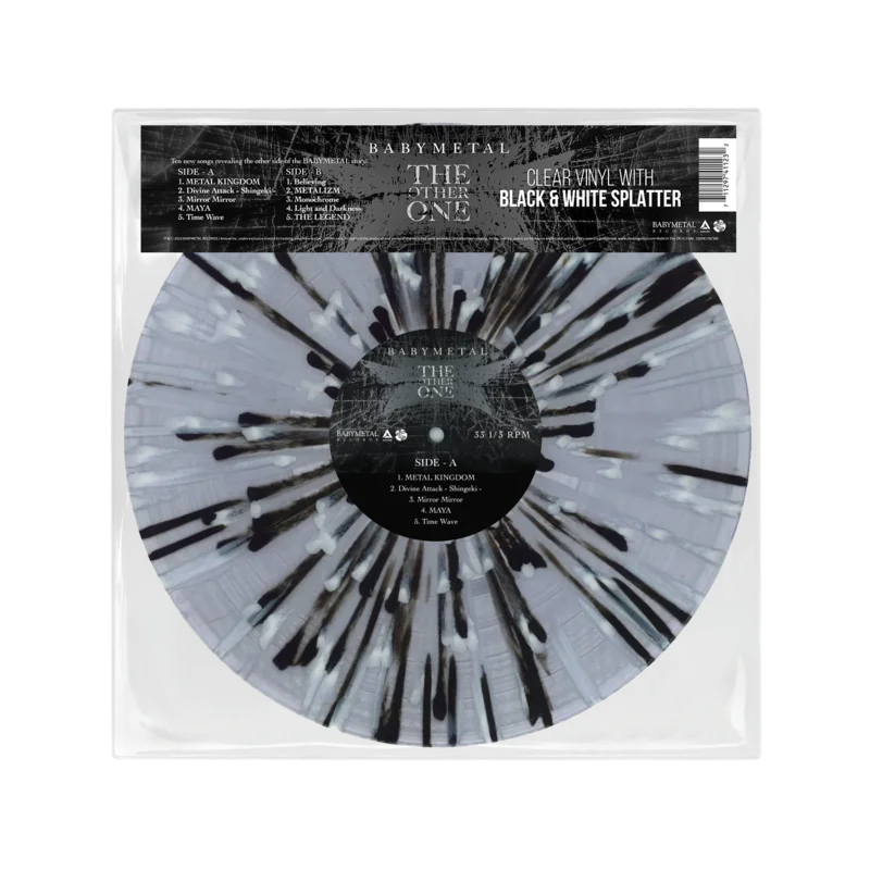 BABYMETAL 'THE OTHER ONE' LP (Clear w/Black & White Splatter Vinyl)