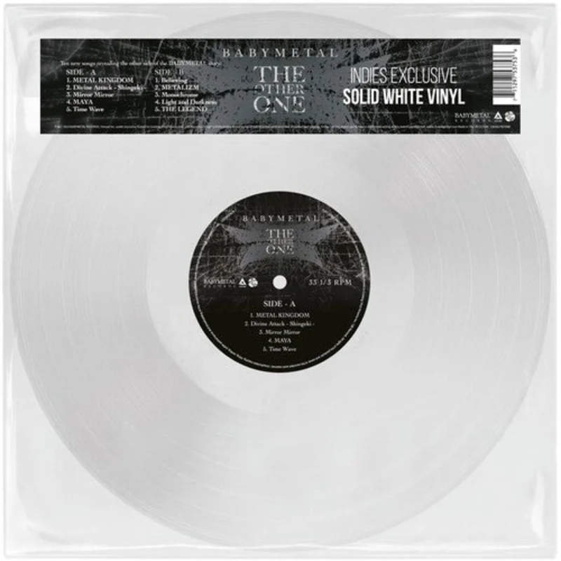 BABYMETAL 'THE OTHER ONE' LP - SOLID WHITE