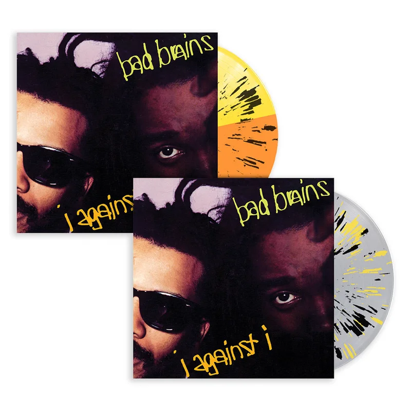 BAD BRAINS I AGAINST I LP - LTD. 300 - CLEAR/BLACK/YELLOW/ORANGE