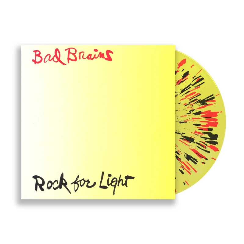 BAD BRAINS 'ROCK FOR LIGHT' LP - LTD. 500 - TRANSLUCENT YELLOW/RED/BLACK