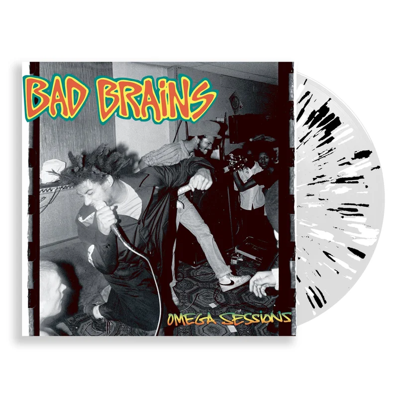 BAD BRAINS THE OMEGA SESSIONS EP - LTD. 300 - CLEAR/BLACK/WHITE
