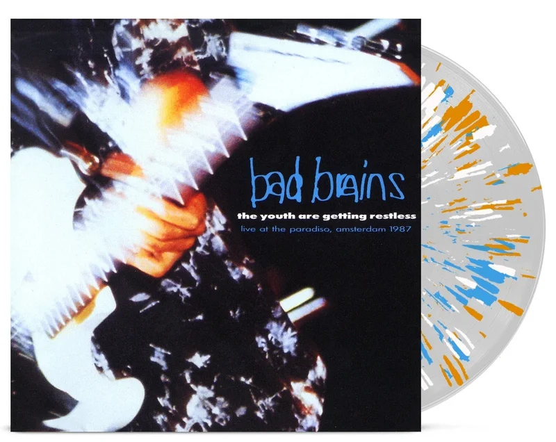 BAD BRAINS THE YOUTH ARE GETTING RESTLESS LP - LTD. 300 - CLEAR/ORANGE/BLUE/WHITE