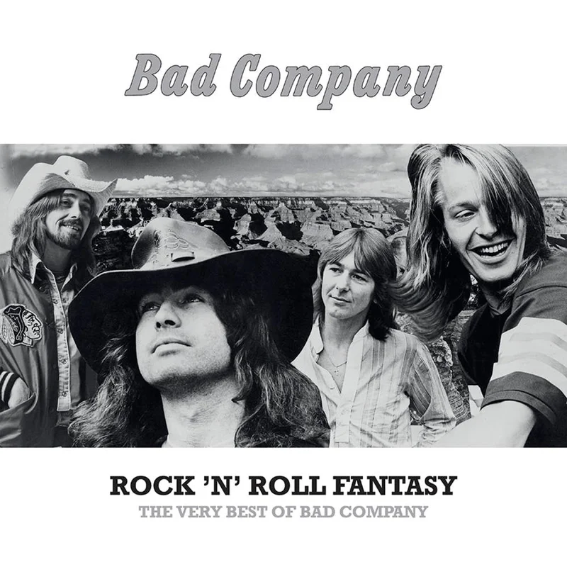 BAD COMPANY 'ROCK 'N' ROLL FANTASY: THE VERY BEST OF BAD COMPANY' 2LP - CLEAR