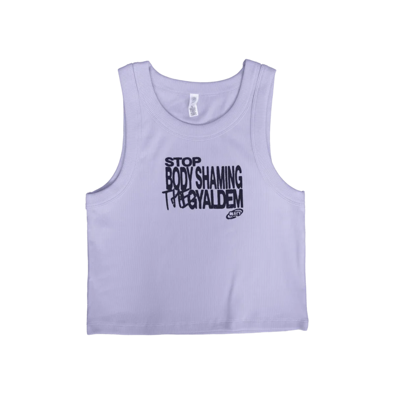 Bad Gyalz Orchid Cropped Vest
