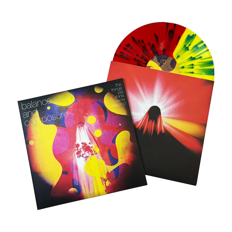 BALANCE AND COMPOSURE THE THINGS WE THINK WE'RE MISSING LP - LTD. 300 - YELLOW/RED/BLUE