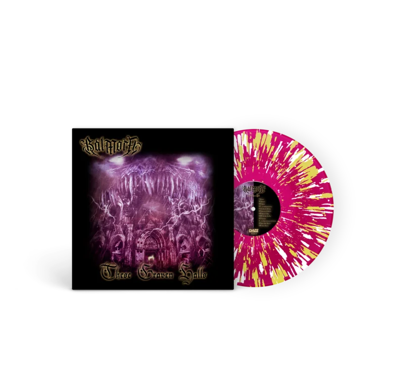 BALMORA THESE GRAVEN HALLS LP (Exclusive  Limited to 150, Clear Purple w/ Yellow & White Splatter Vinyl)