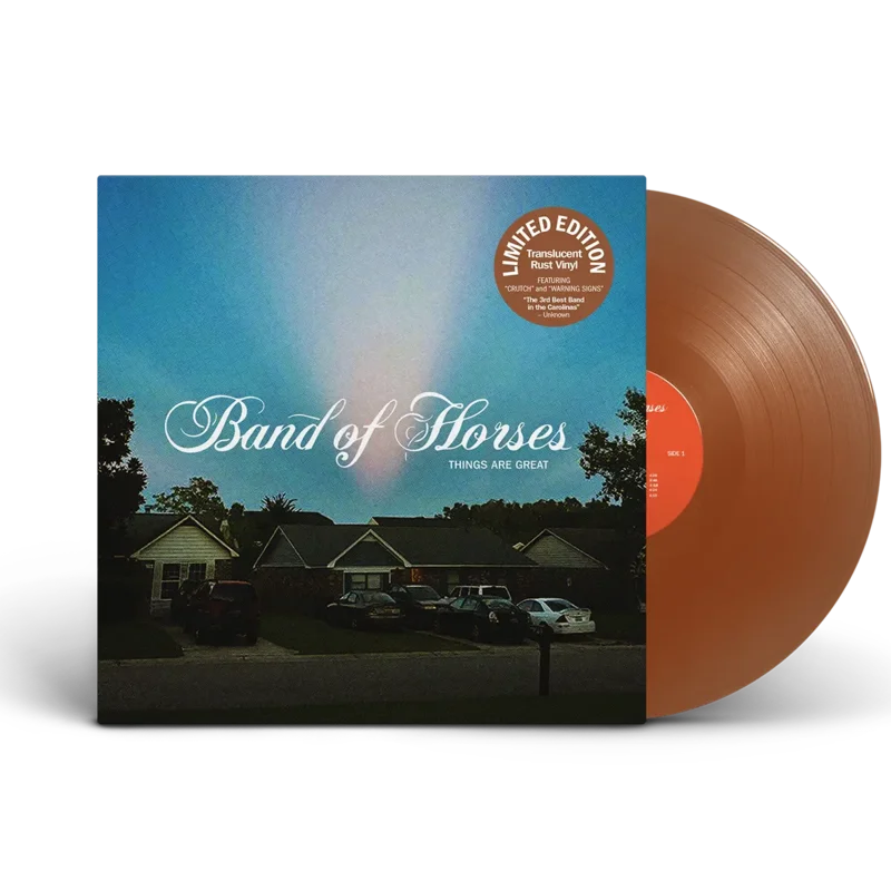 BAND OF HORSES 'THINGS ARE GREAT' LP - TRANSLUCENT RUST