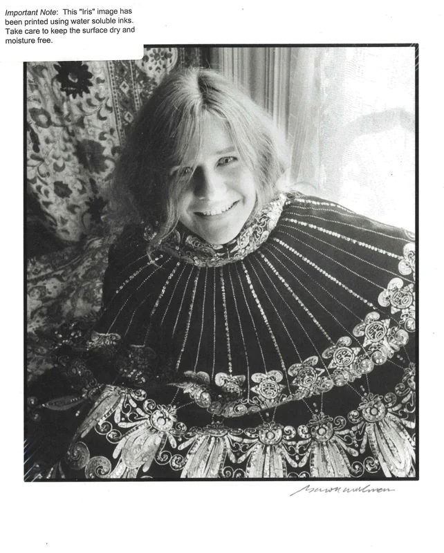 BARON WOLMAN - CLASSIC ROCK + OTHER ROLLERS - PAPERBACK BOOK WITH 8"x 10" JANIS JOPLIN PRINT