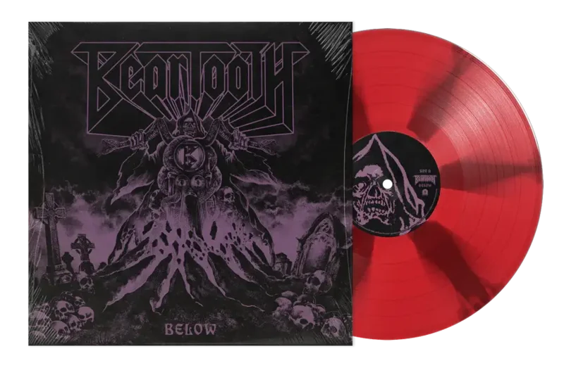 BEARTOOTH 'BELOW' LP - LTD. 300 - RED/GREY/CORNETTO