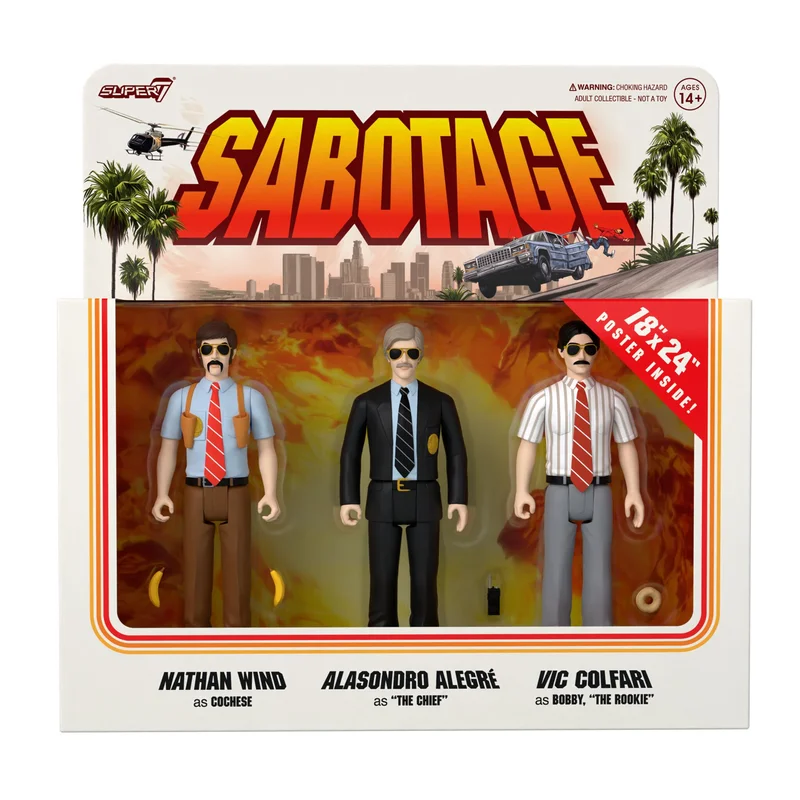 BEASTIE BOYS SABOTAGE WAVE 3 REACTION ACTION FIGURE THREE PACK