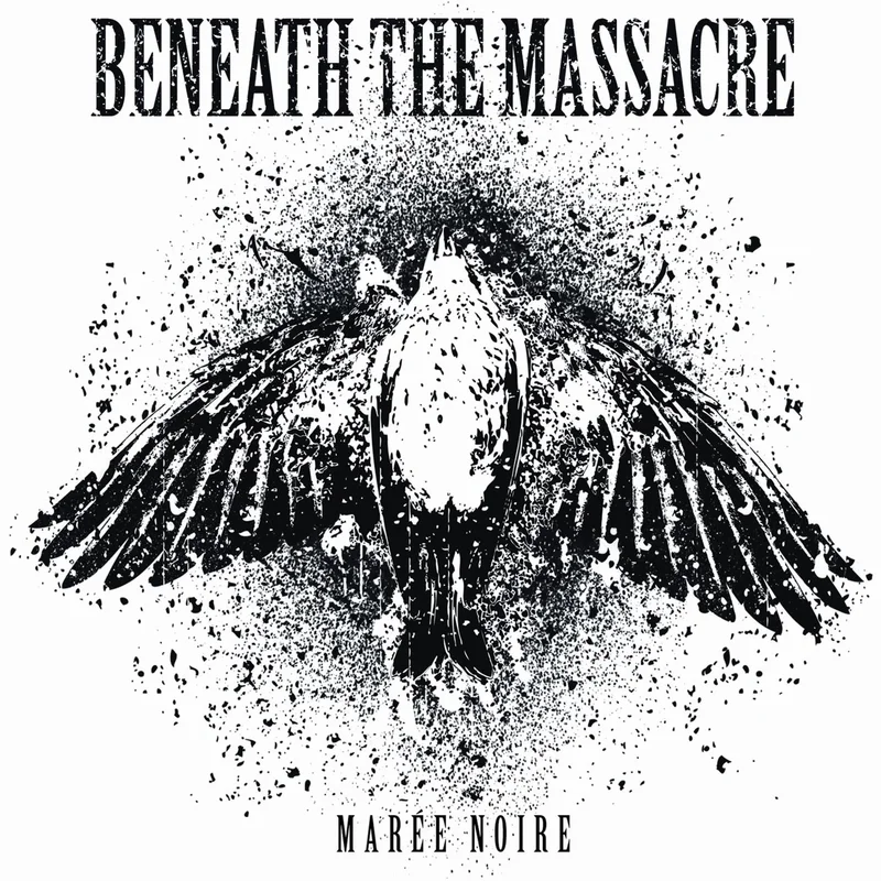 BENEATH THE MASSACRE 'MAREE NOIRE' EP - WHITE/BLACK