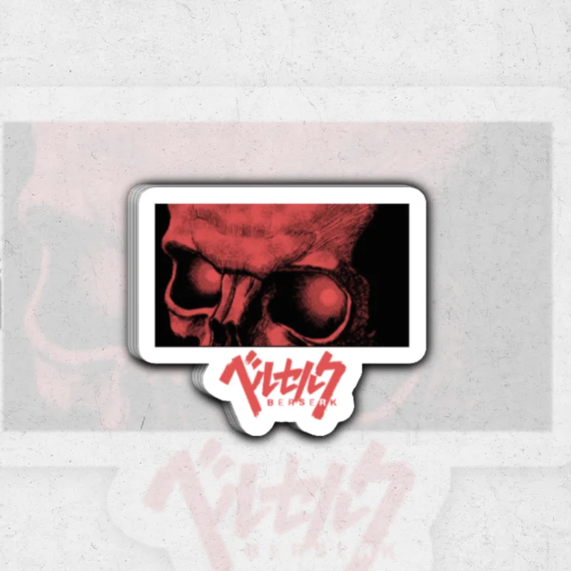 Berserk I - glossy / holographic vinyl sticker