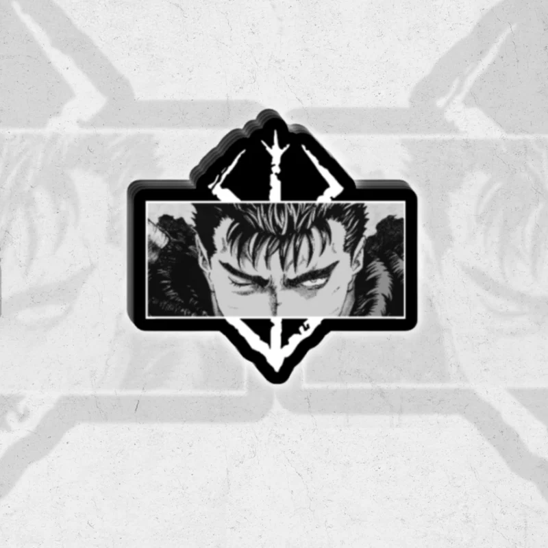 Berserk II - glossy / holographic vinyl sticker