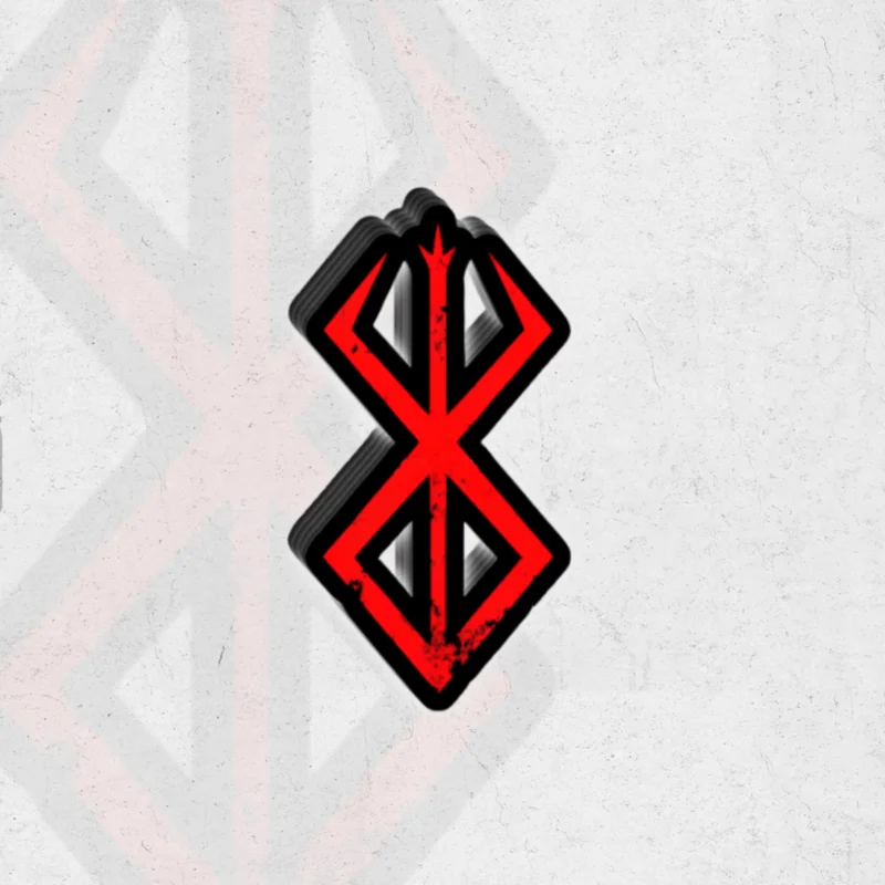 Berserk V - glossy / holographic vinyl sticker