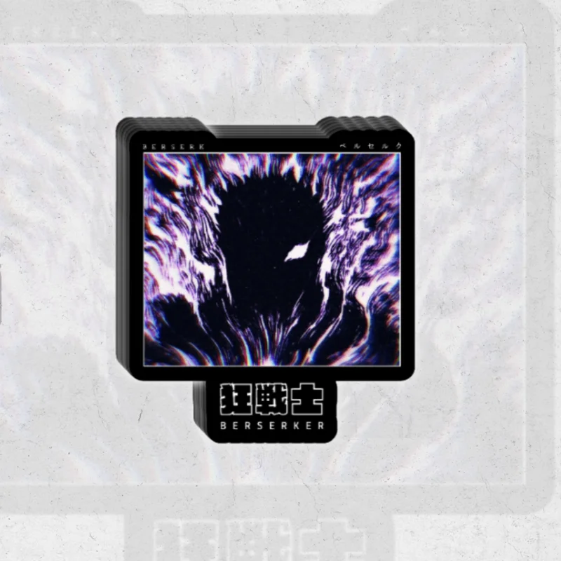 Berserk VII - glossy / holographic vinyl sticker