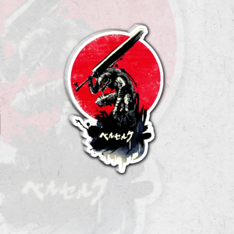 Berserk X - glossy / holographic vinyl sticker