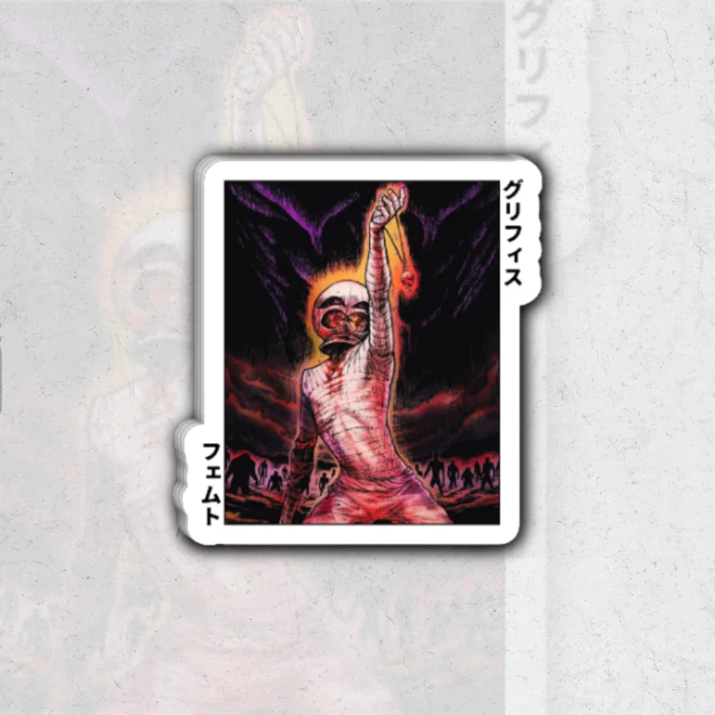 Berserk XI - glossy / holographic vinyl sticker