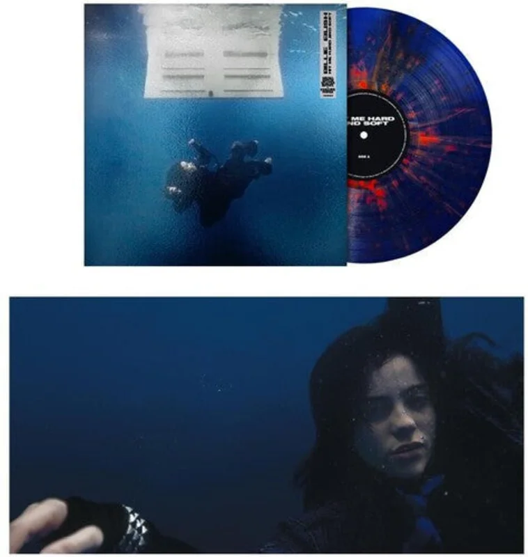 BILLIE EILISH 'HIT ME HARD AND SOFT' LP - ANNIVERSARY EDITION - BLUE/ORANGE