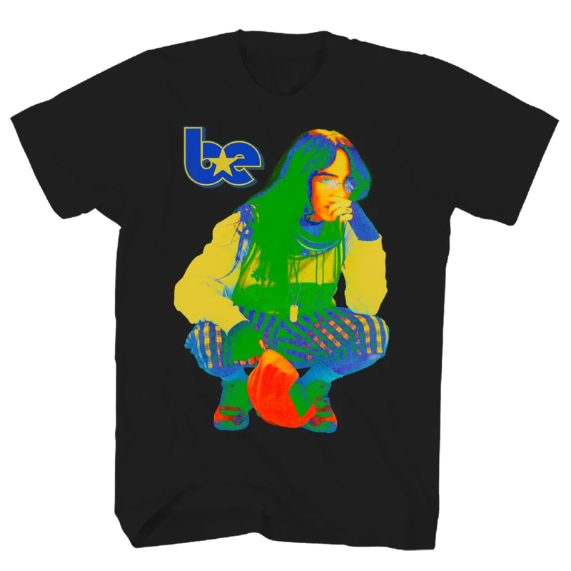 BILLY EILISH BE DESIGN RECYCLED ECO MAX BLACK TEE BLACK