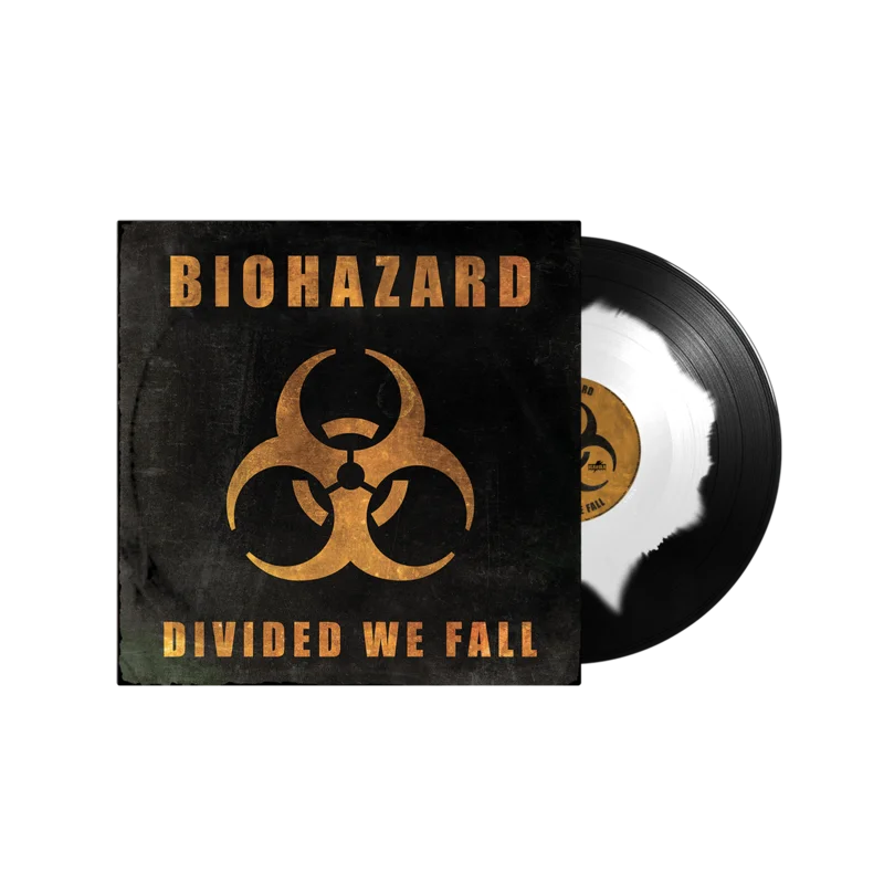 BIOHAZARD DIVIDED WE FALL LP - EXCLUSIVE - LTD. 400 - WHITE/BLACK CORONA