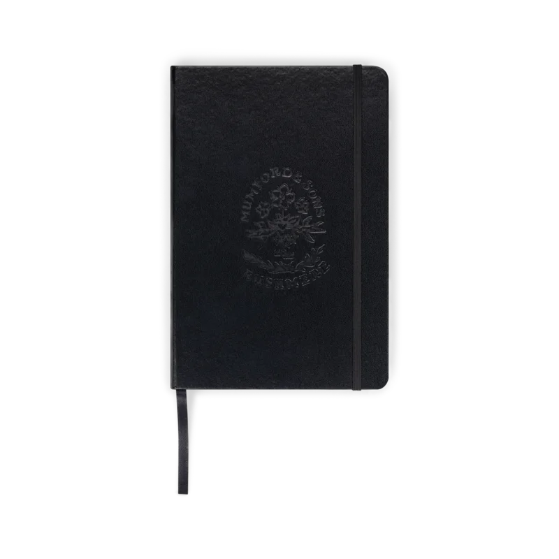 Black Embossed Rushmere Stamp Notebook