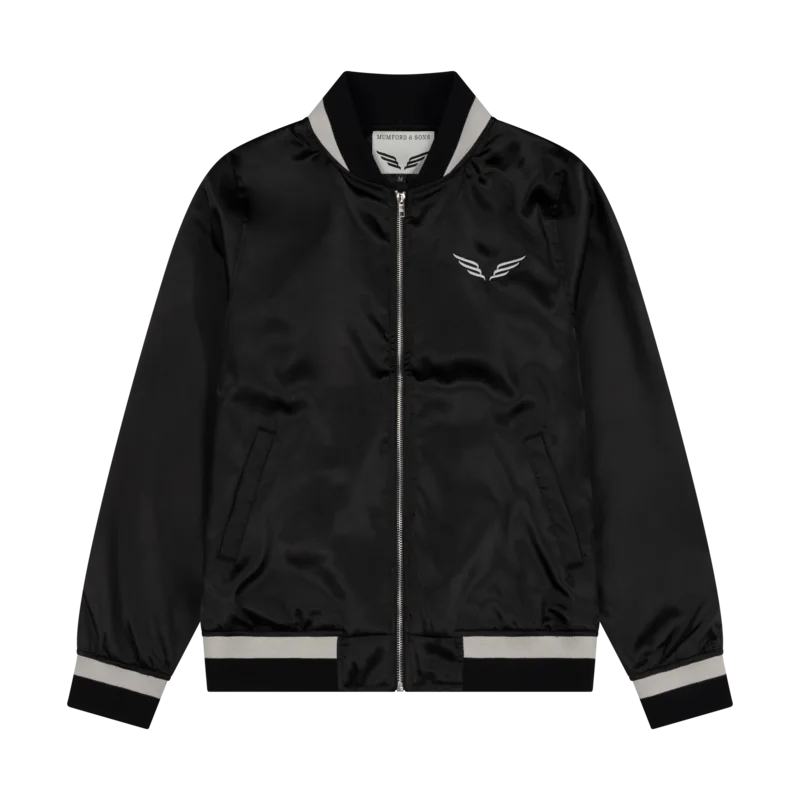 Black Horses Bomber Jacket