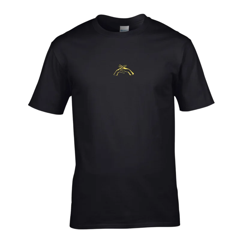 Black Joy Anonymous Back Print T-shirt