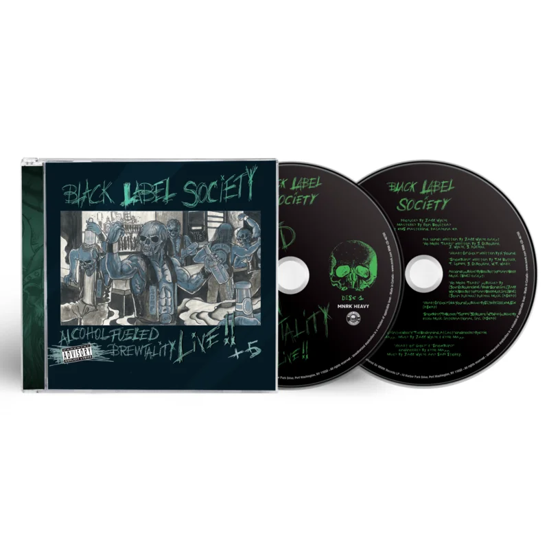 BLACK LABEL SOCIETY 'ALCOHOL FUELED BREWTALITY LIVE' CD